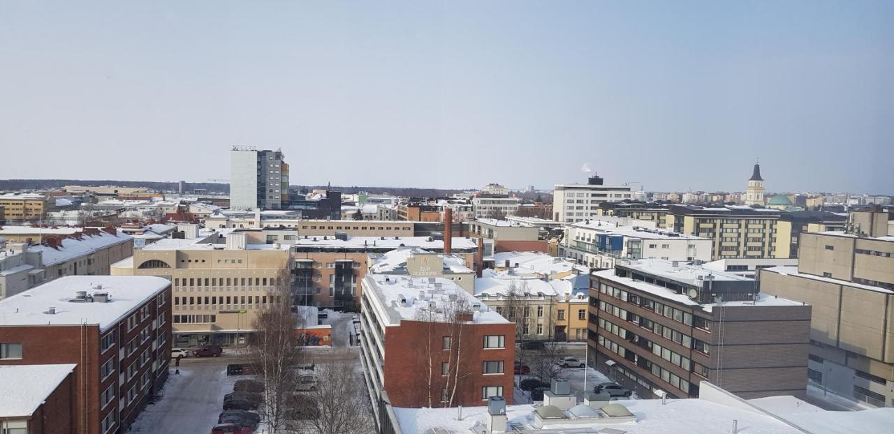 Keskustan Kaksio 45 M2 Autopaikalla, Rautatienkatu 19, 9 Krs Apartment Оулу Екстериор снимка
