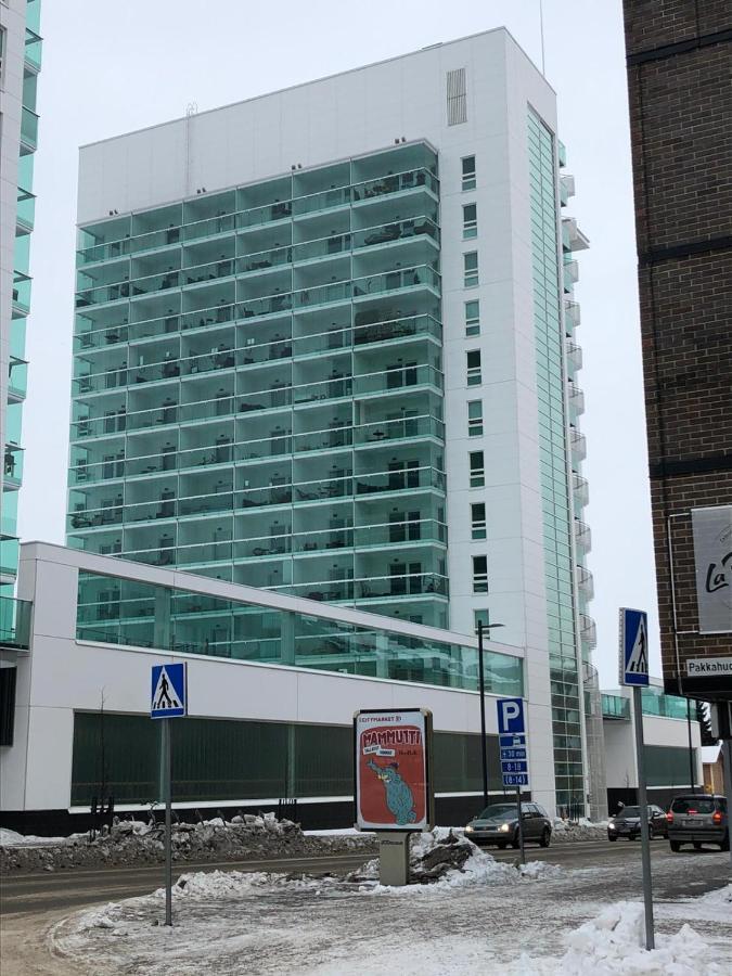 Keskustan Kaksio 45 M2 Autopaikalla, Rautatienkatu 19, 9 Krs Apartment Оулу Екстериор снимка